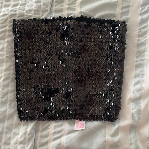 VS Pink Sequin Bandeau